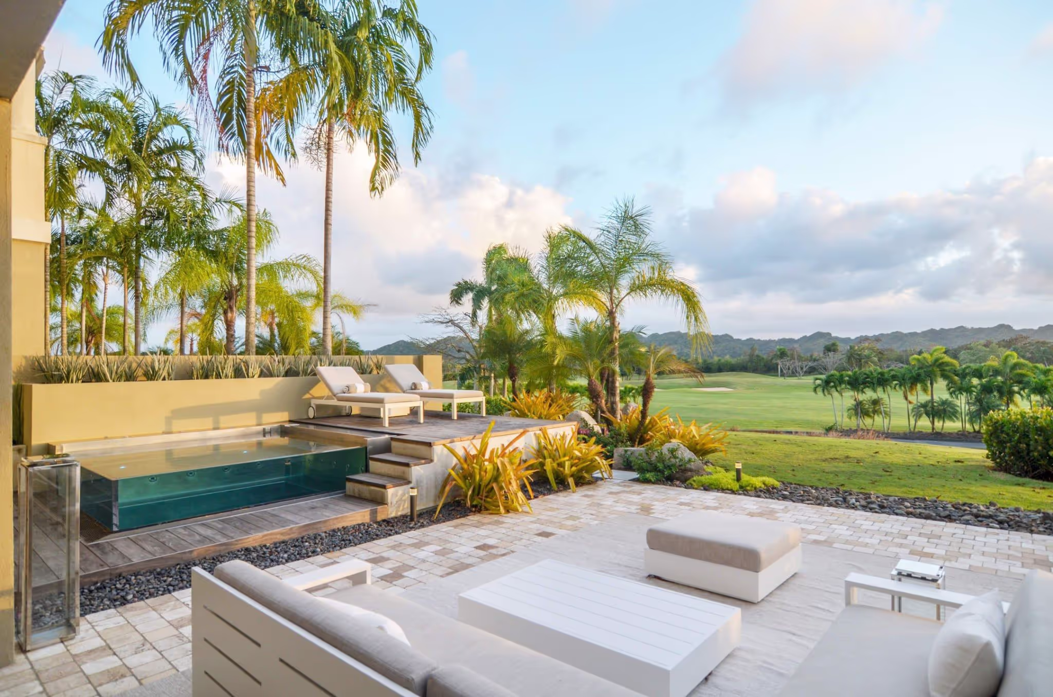 Dorado Beach condo deck, Puerto Rico