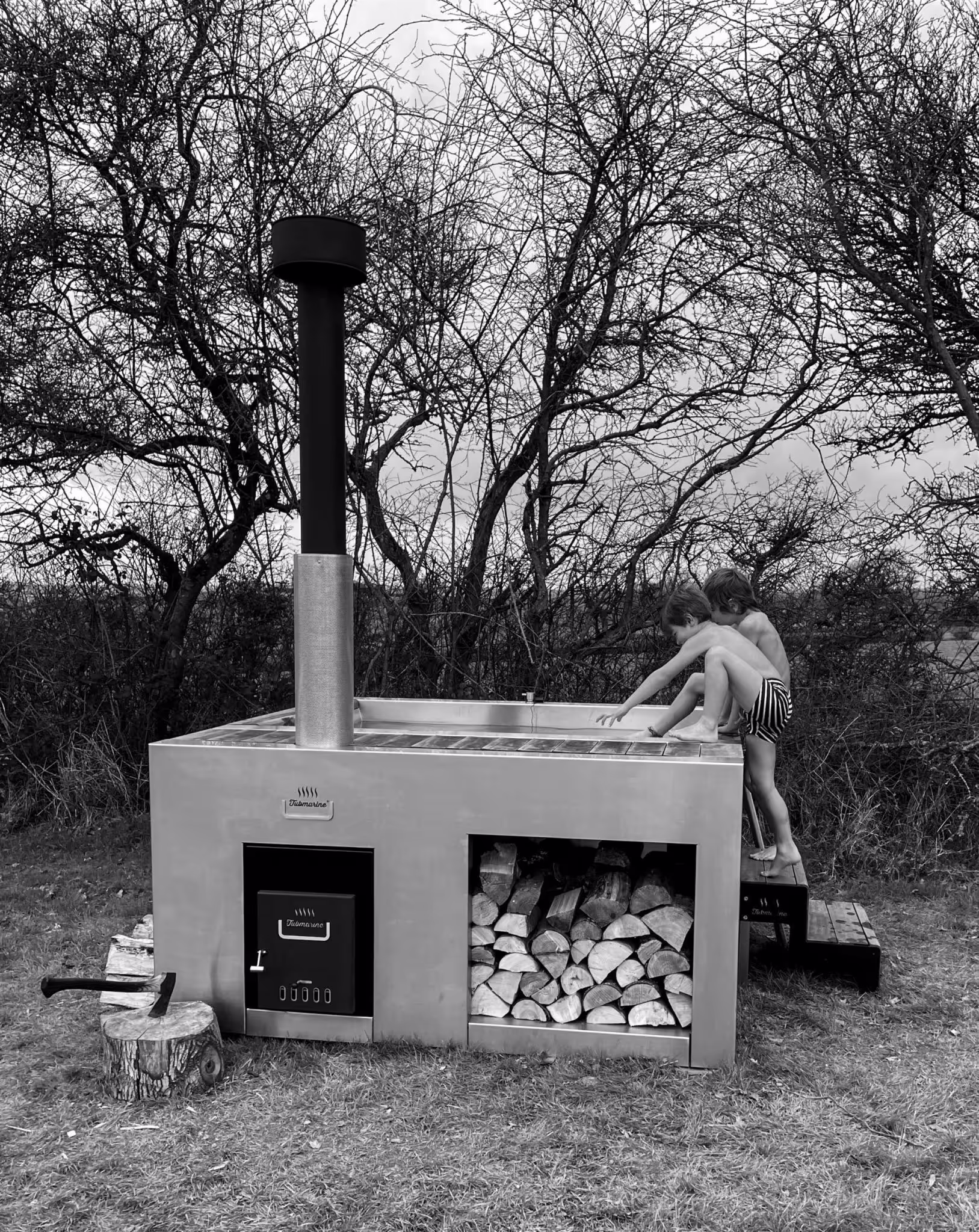 Tubmarine wood-fired hot tub