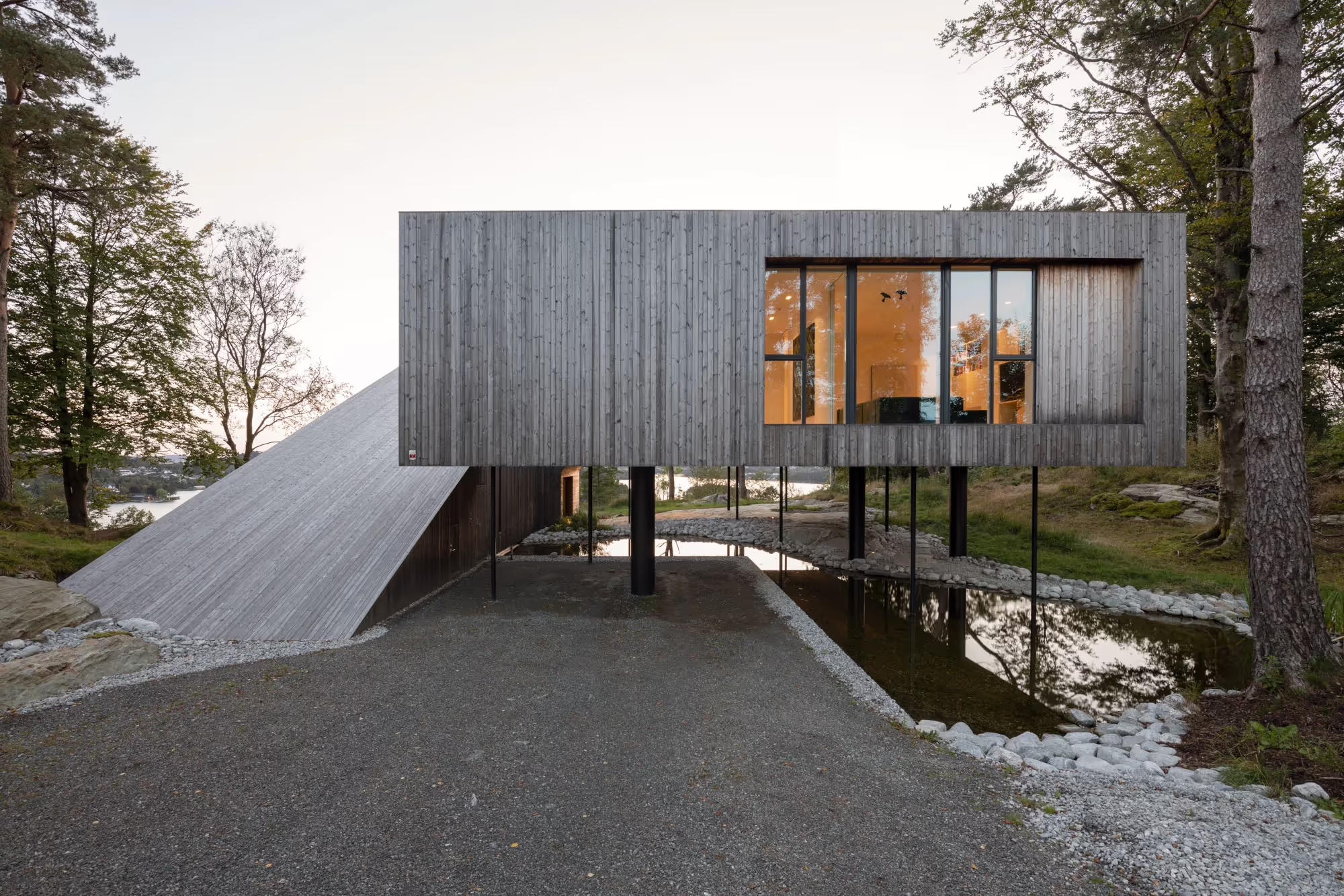 Villa Greig stilt house, Bergen