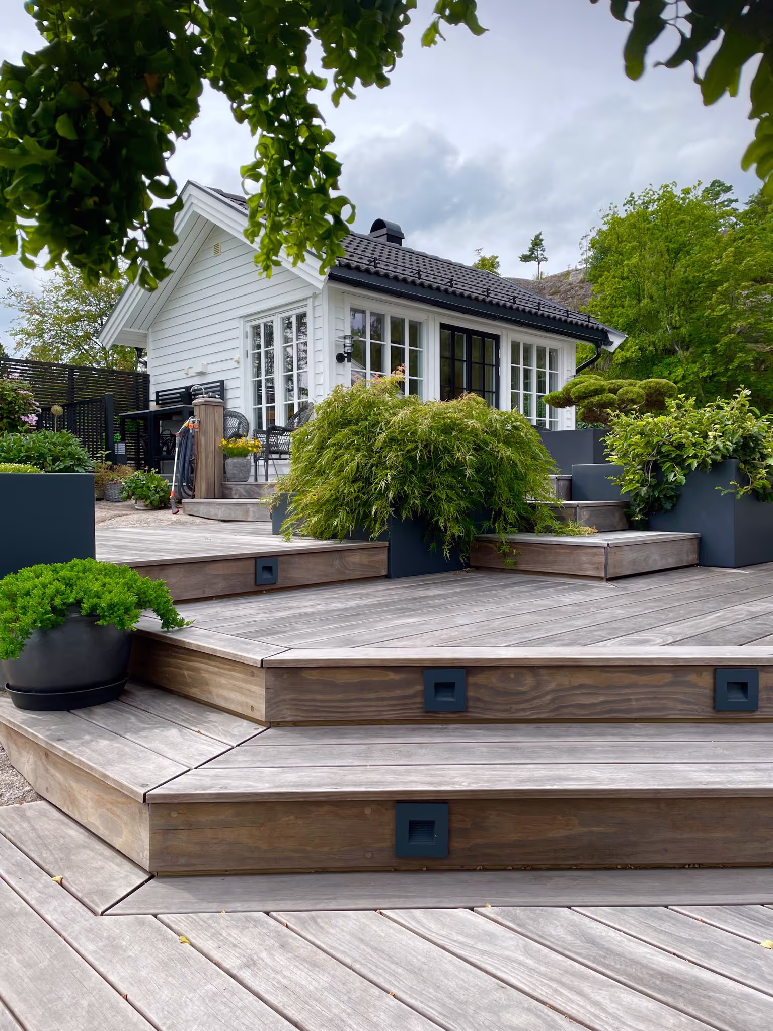 Jardin et terrasse à Gressvik, Fredrikstad