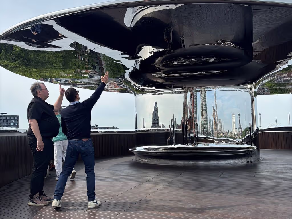 Fenix Museum and Tornado staircase, Rotterdam