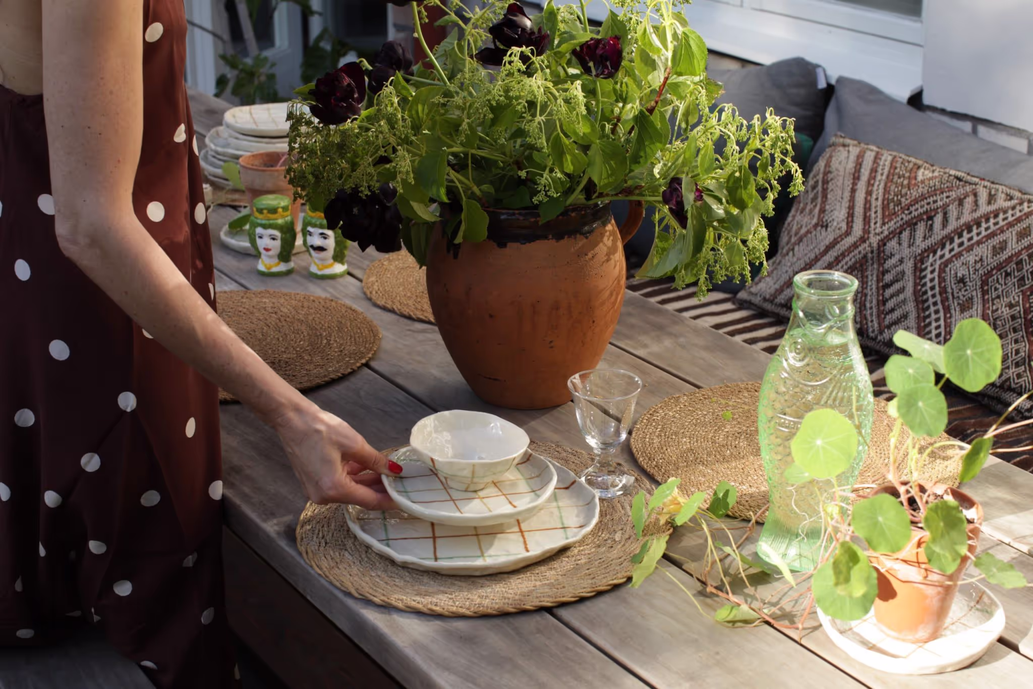 Malin Persson's outdoor area