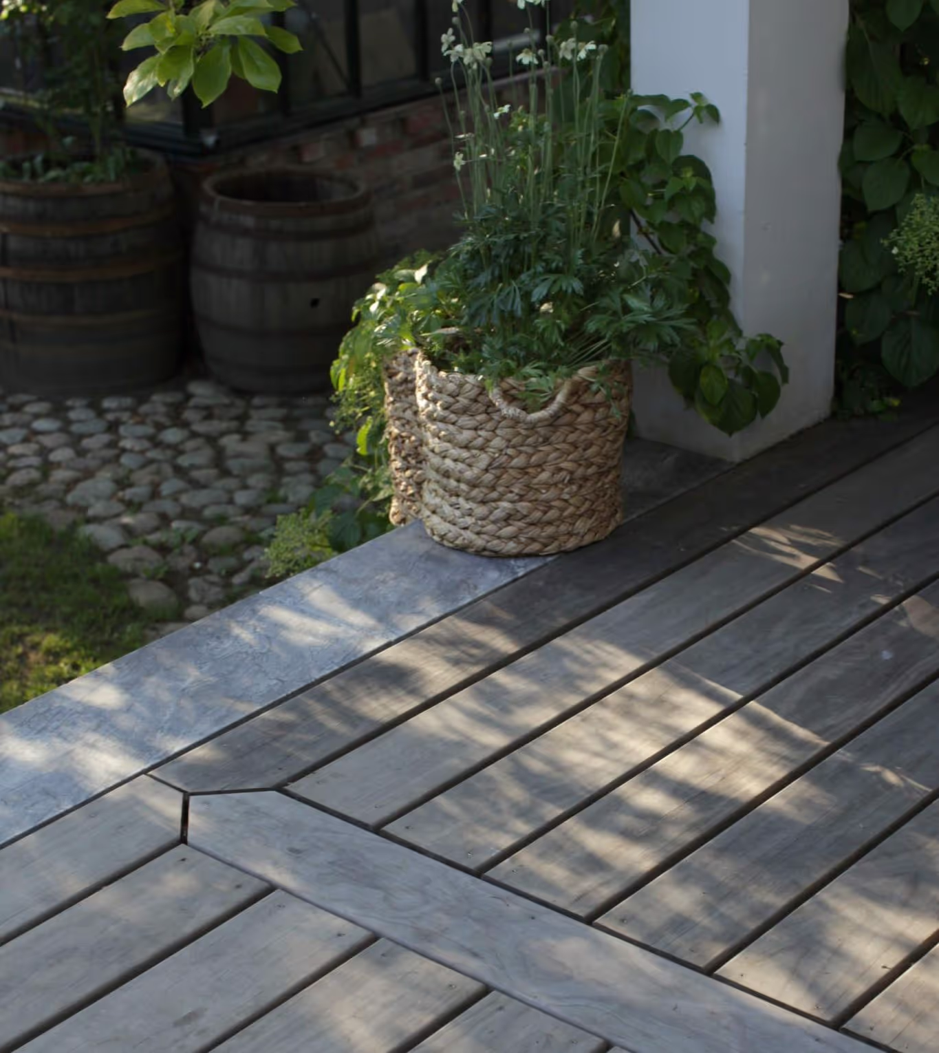 Malin Persson's outdoor area