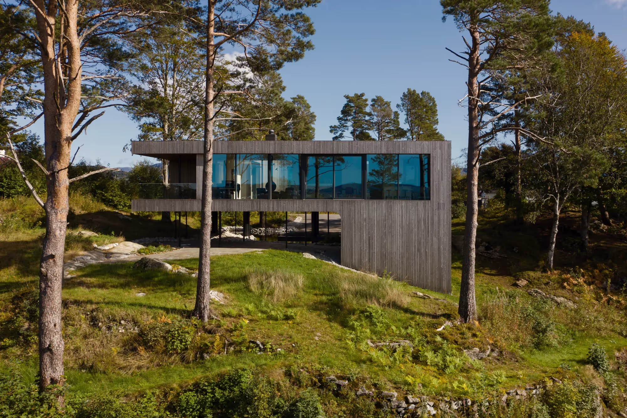 Villa Greig stilt house, Bergen