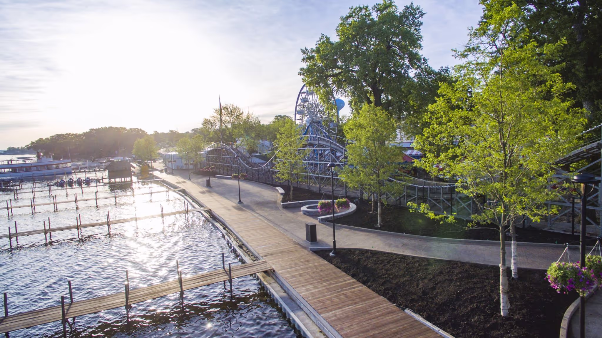 Arnolds Park State Pier and Boardwalk, Lake Okoboji