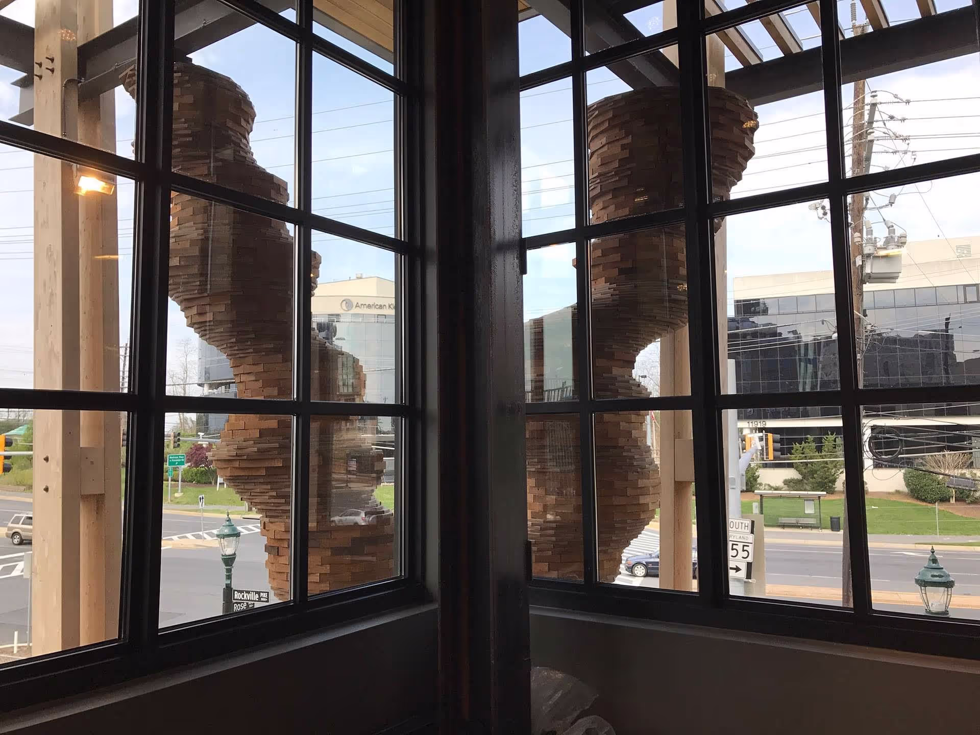REI sculpture, North Bethesda