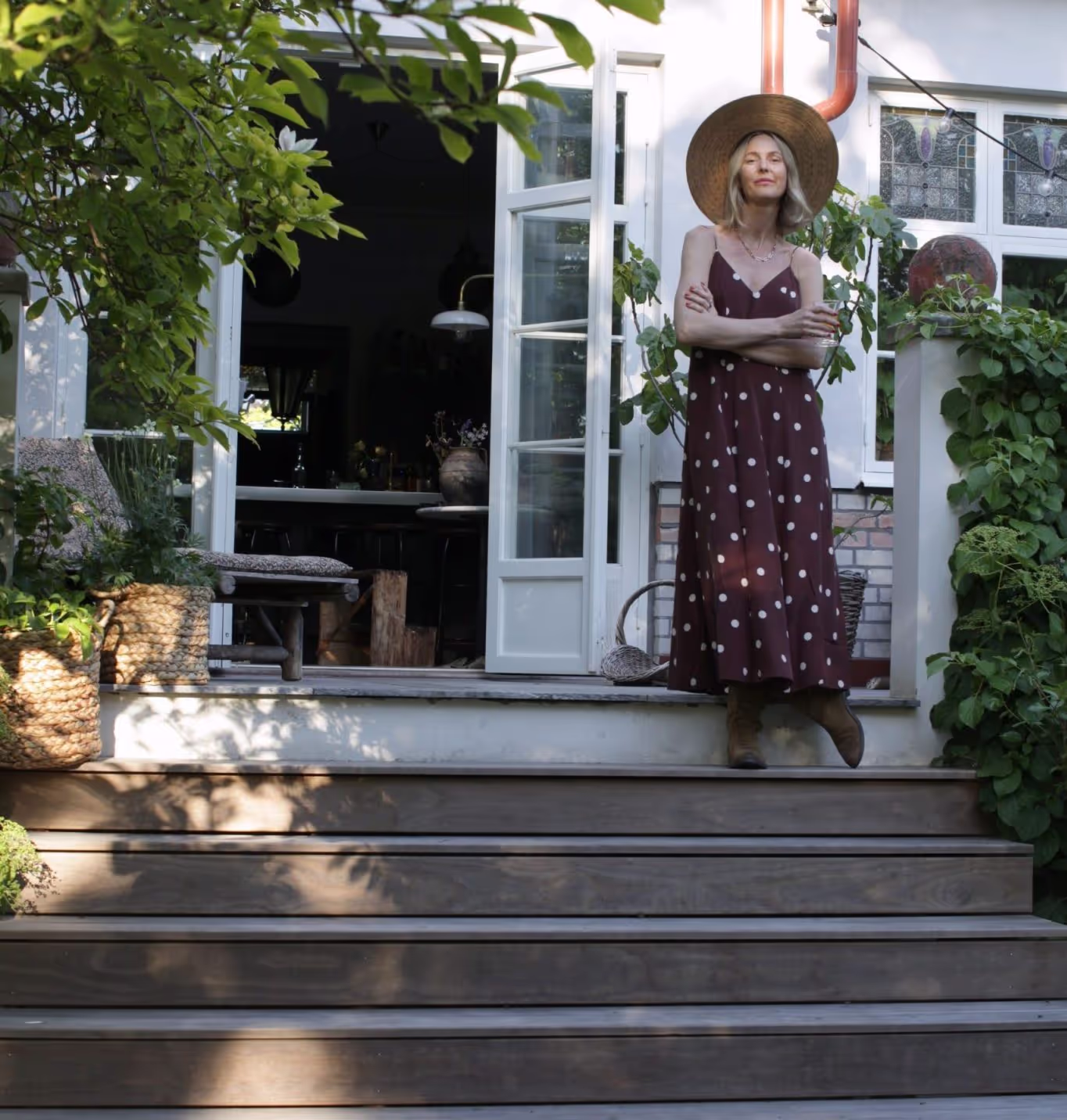 Malin Persson's outdoor area