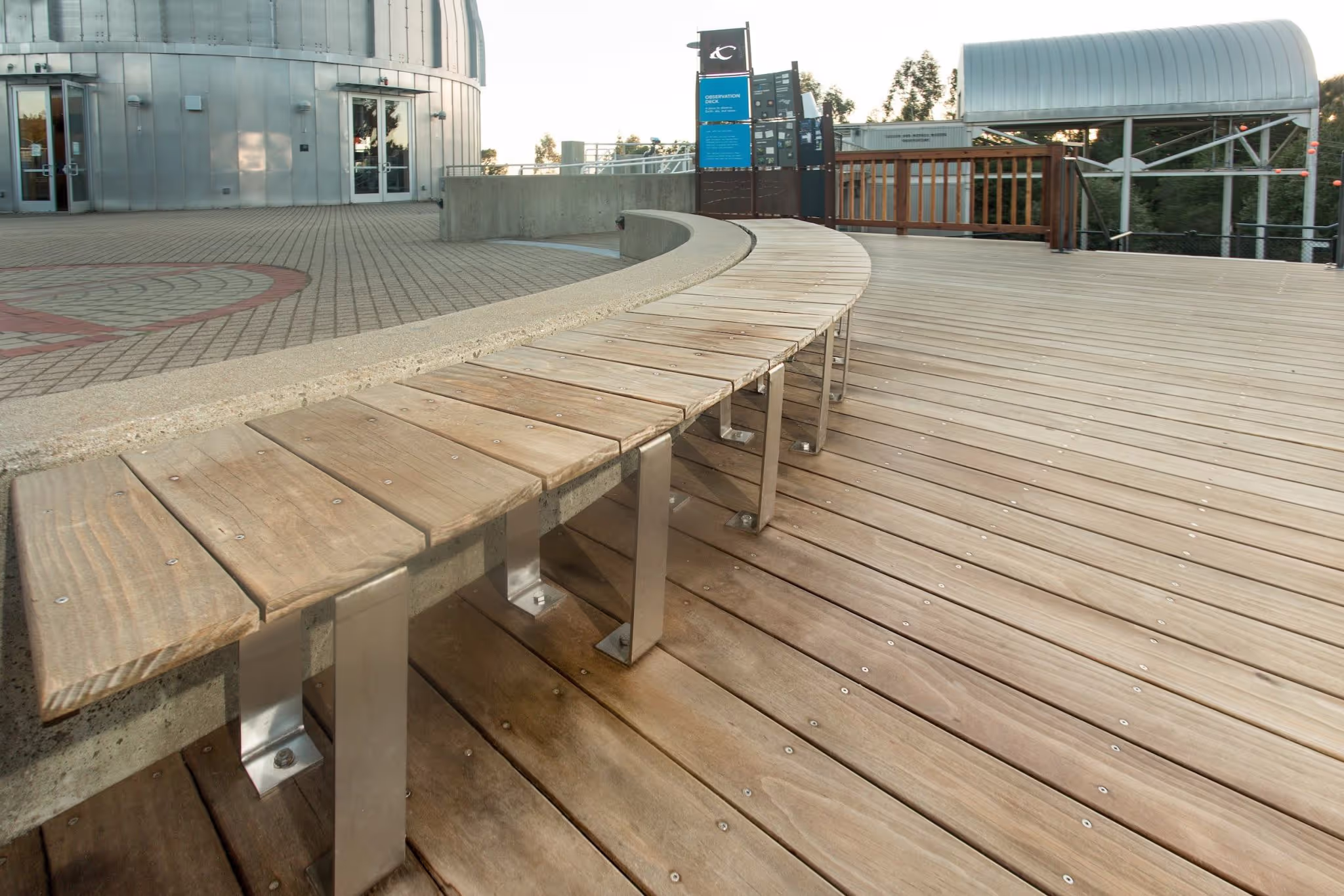 Outdoor education deck, Chabot Space & Science Center, Oakland