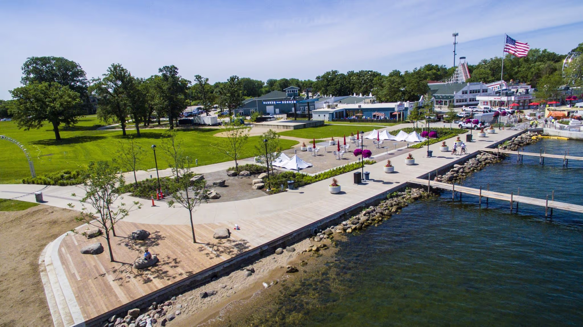 Arnolds Park State Pier and Boardwalk, Lake Okoboji