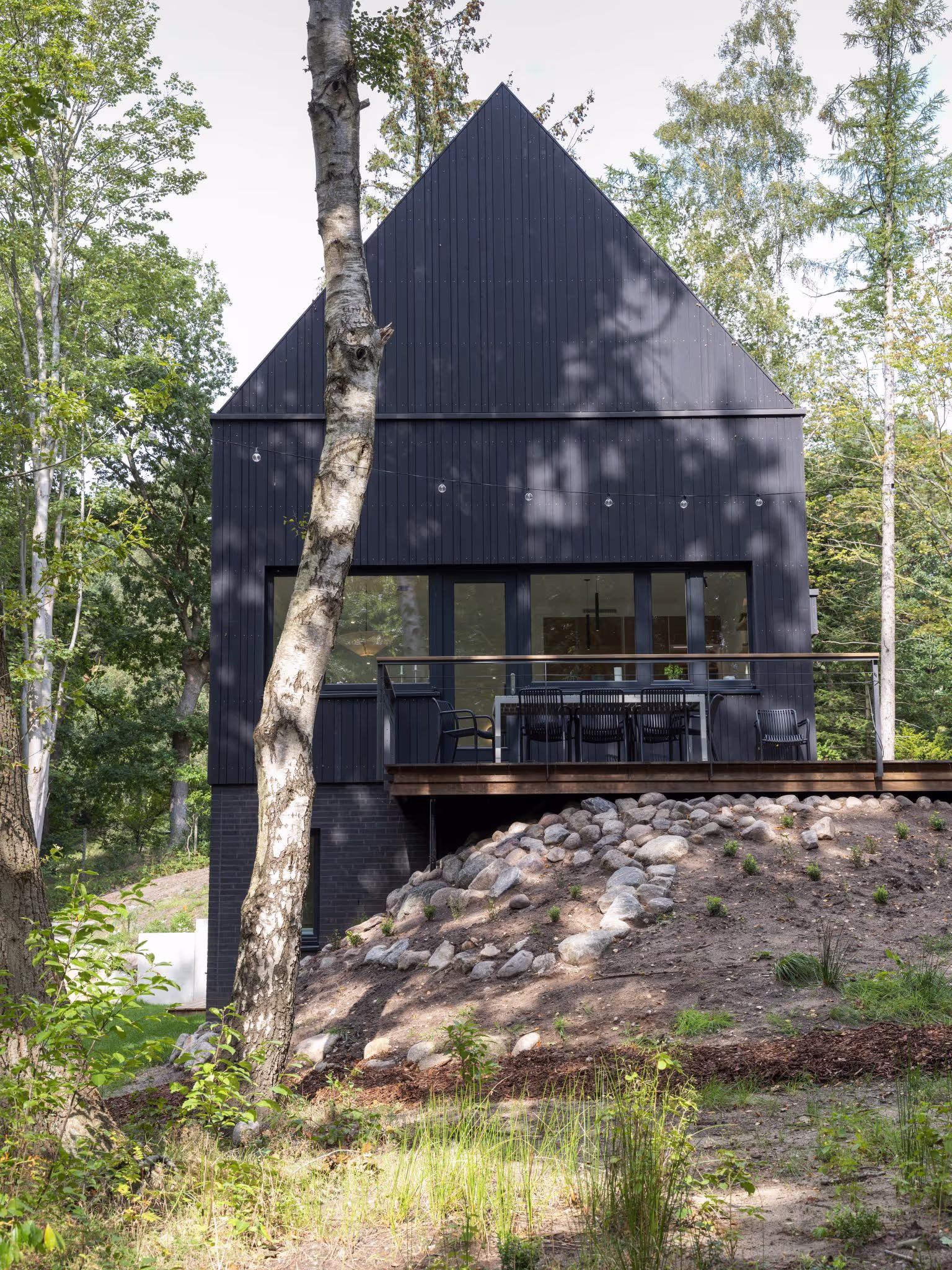 House with black Kebony cladding, Warder