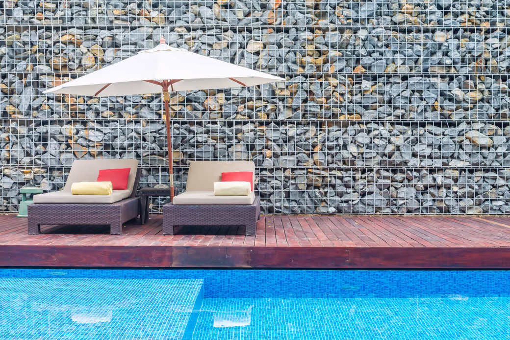 A water-resistant decking wood