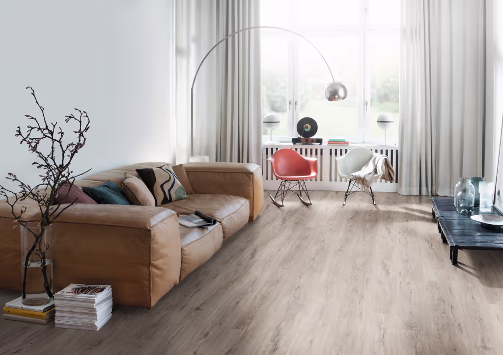 Revêtement de sol stratifié NatureSense Classic 7/31 Chêne Melba gris