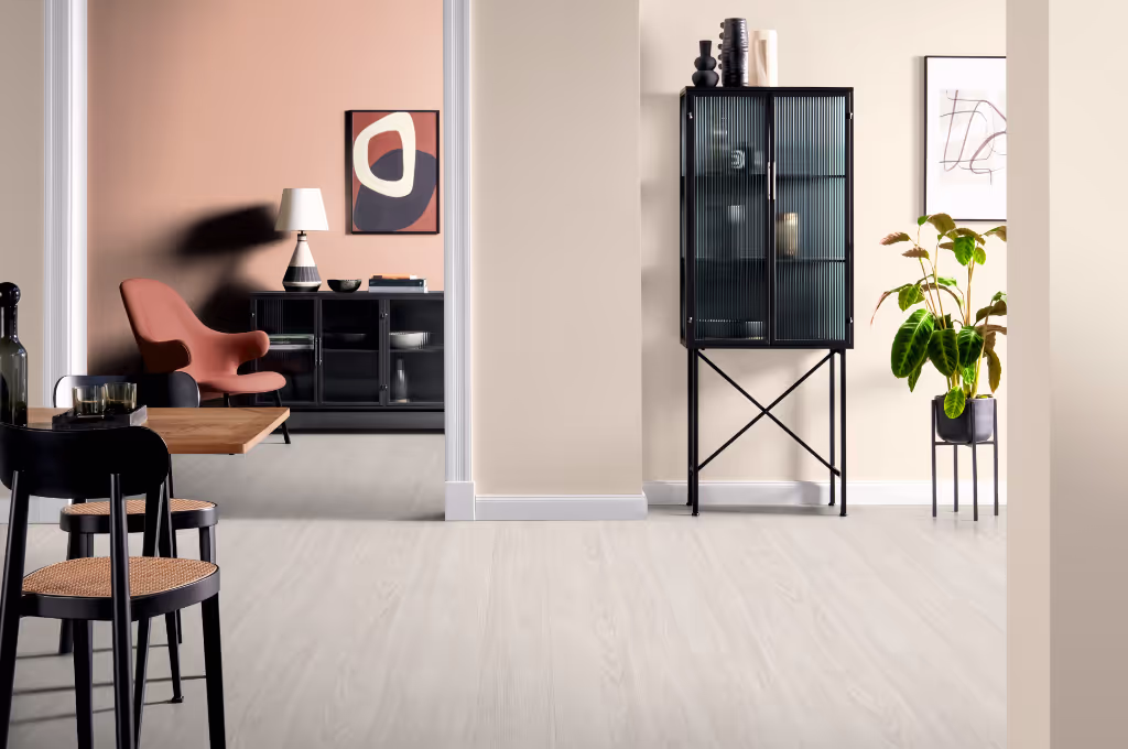 Revêtement de sol stratifié NatureSense Aqua 8/32 Classic Acacia Sheffield blanc