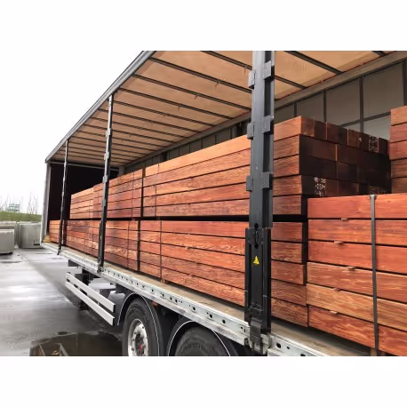 Poteau 115x115 Wallaba Classe 4 et 5 Raboté Qualité FAS 1er Choix 2,50 m