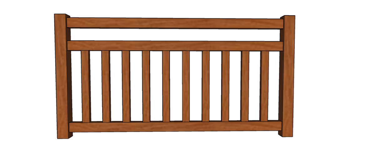 Garde-corps Rustique
