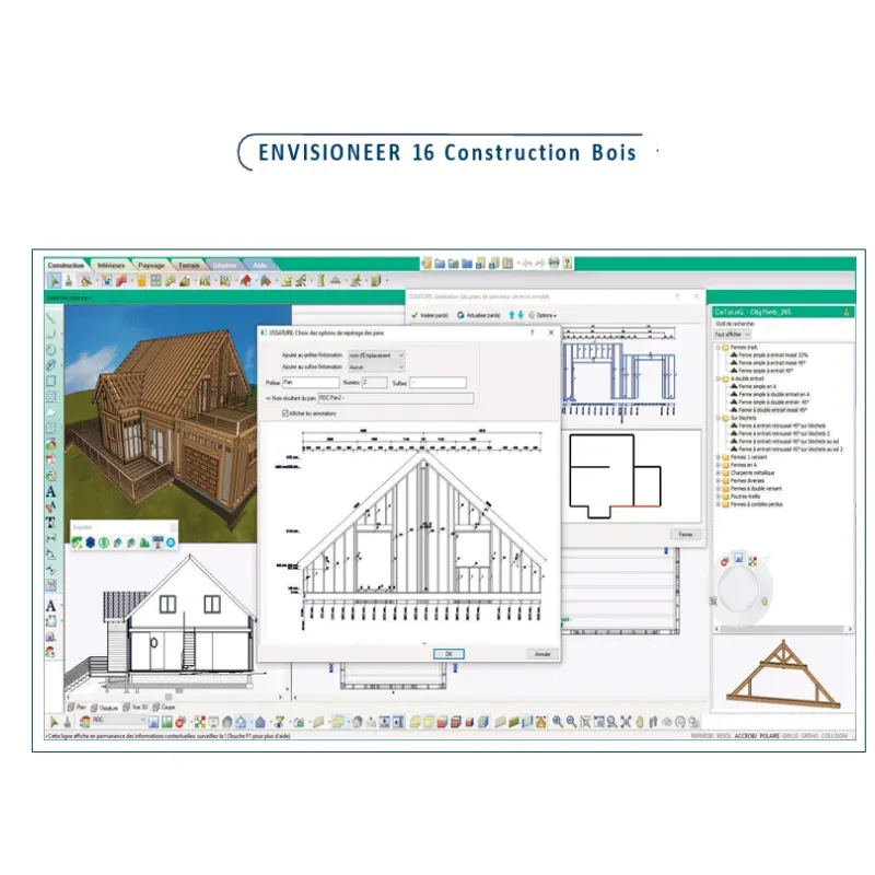 Logiciel Ossature Bois Envisionner 16